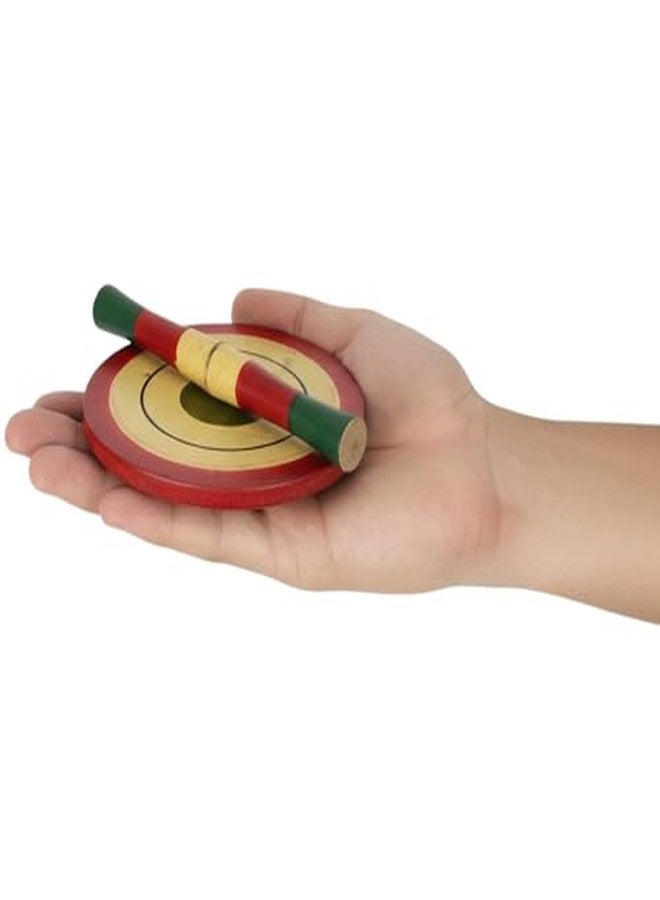 BANNI Handcrafted Wooden Chakla Belan Set | Mini Pretend Cooking Toy | Small Size Kitchen Play Accessory for Kids | Safe & Durable Wood Toy Gift - Image 1